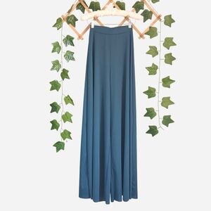 Blackmilk Teal Wide Leg Pants